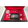 Image 3 : Jewelry Box With Assorted Necklace Pendants, Pins, Money Clips & Saint Joseph Medals
