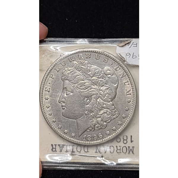1896-O Morgan Silver Dollar - Like Fine Condition - 90% Silver US Coin