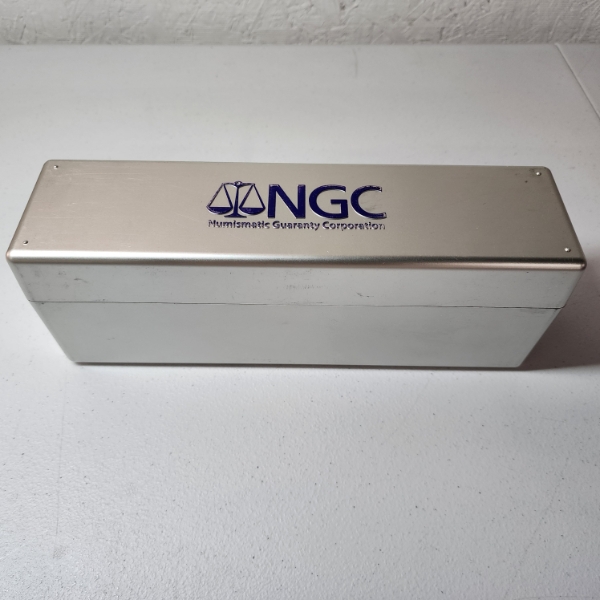 Silver-Color NGC Coin Slab Holder - Holds 20 Slabs