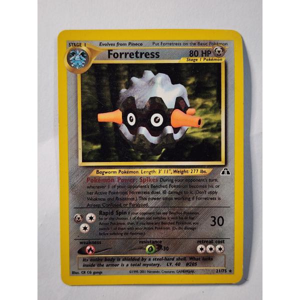 Forretress 21/75 Non-Holo Rare Vintage Pokemon Trading Card