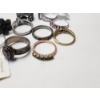 Image 9 : Large Lot of Sterling Silver Rings! 10 Assorted Rings - Total Weight: 26.2g