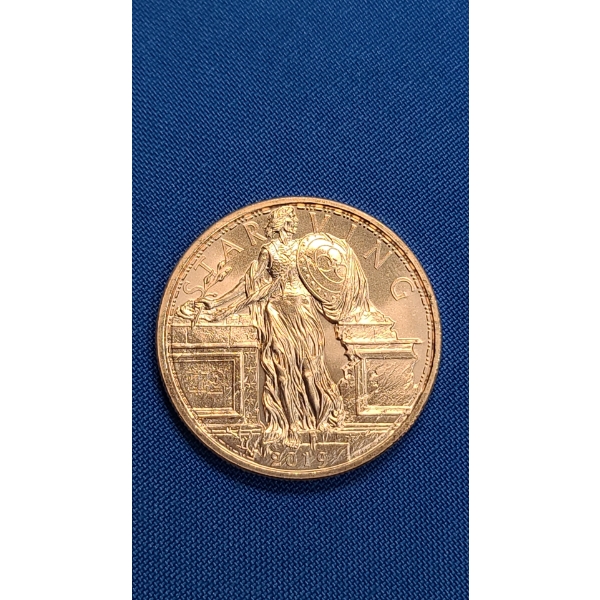 Zombucks 1 ADVP oz .999 Fine Copper Round - 2019 Starving Liberty