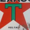 Image 3 : Large 35" TEXACO STAR Licensed Retro Metal Embossed Advertising Sign