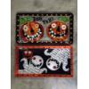 Image 1 : Brand New! Two Festive Glass 15''x8.5'' Food Safe Halloween Serving Trays -No Shipping Available 