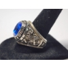 Image 2 : 10K Gold Streetsboro HS 1979 Class Ring with Large Blue Gemstone - Size 9.5 - Total Weight: 15.5g