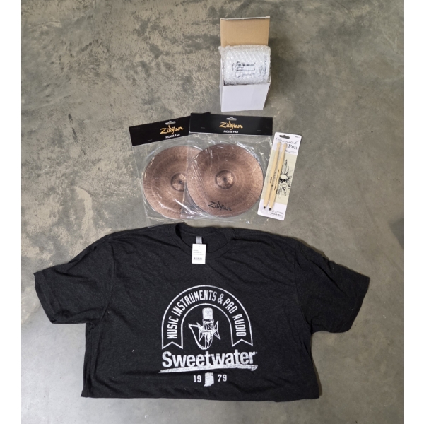 All Brand New! 2x T Shirt, Mug, Drumstick Pens, And 2 Mouse Pads 