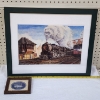 Image 5 : Two Framed Railroad or Train Prints & Artworks! Perfect for Train Lovers!