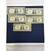 Image 1 : One Dollar Silver Certificates Blue Seal - 5 Total - 1935 A - 1957 (3) - 1957 B