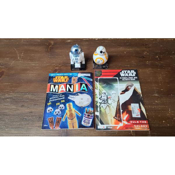 Star Wars Candy Dispensers & Star Wars Activity/Coloring Books