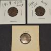 Image 1 : U.S. RARE COINAGE - TWO 1909 VDB & ONE 1914-P LINCOLN WHEAT CENTS - SEE PICS FOR CONDITION
