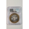 Image 3 : ICG MS69 Whiskey Pete's Casino Limited Edition $10 Bi-metallic Gaming Token .999 Fine Silver Center 