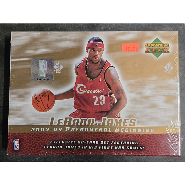 Upper Deck LeBron James 2003-04 Phenomenal Beginning 20-Card Set f- Factory Sealed