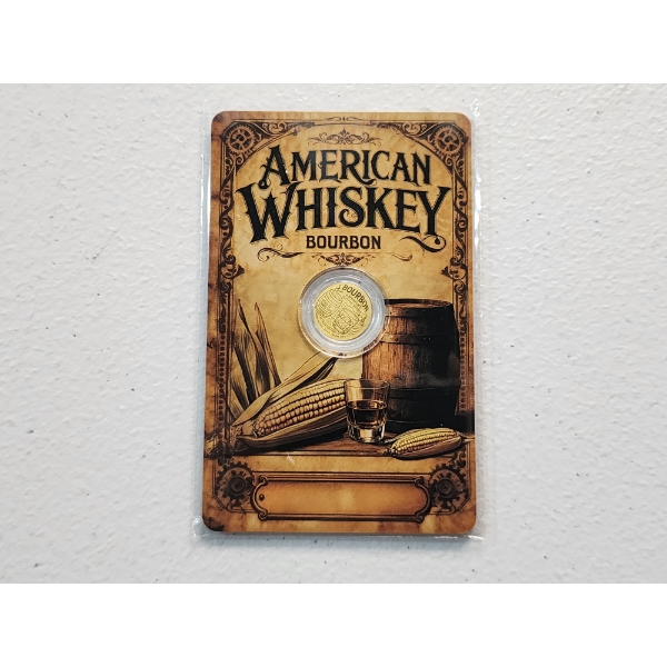 Niue American Whiskey Bourbon 2026 1/1000th Troy oz .9999 Fine Gold Round 