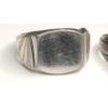 Image 4 : (2) Sterling Silver Men's Signet Rings - Size 11 - Total Weight: 17.0g