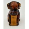 Image 1 : Adorable Degenhart Vintage Glass Dog Figurine- Amber Dark