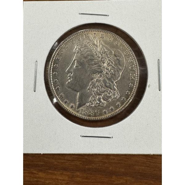 1886 United States Morgan Silver Dollar - Exceptional Condition