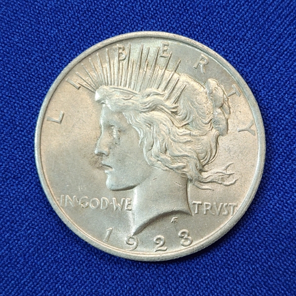 United States 1923 Silver Peace Dollar - 90% Silver