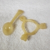 Image 7 : Vintage Baby Teether & Spoon With Russian Made Carved Birch Root Box Bought From 1933 World's Fair