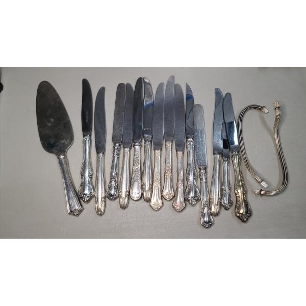 Sterling Silver Handled Knives & More - Over 2 lbs / 1,000g