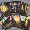 Image 3 : BOX FULL OF BLACK FOIL POKEMON TRADING CARDS ~ UNIQUE & FAN MADE ARTS!