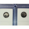Image 8 : x6 INB Jefferson Nickels Including Monticello, Ocean View, & Bison, Assorted Years