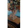 Image 2 : Elaborately Carved Lion Cornucopia - With Florals As Shown -Lion 16" Tall  - 36" Overall