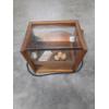 Image 1 : Neat 12''x16''x14.5'' Glass & Wood Electric Incubator With Pull Out Tray, Thermometer & More