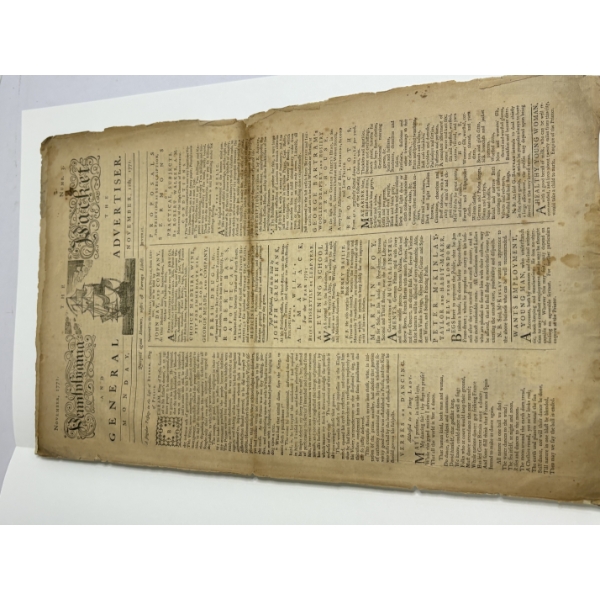 The Pennyslvania Packet Nov. 11, 1771 - ID # EB392022046482