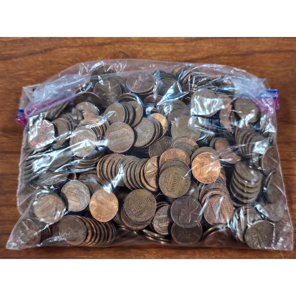 Nice Assortment of United States Copper Pennies Featuring LOADS of Wheats ~ $5.37 Face Value