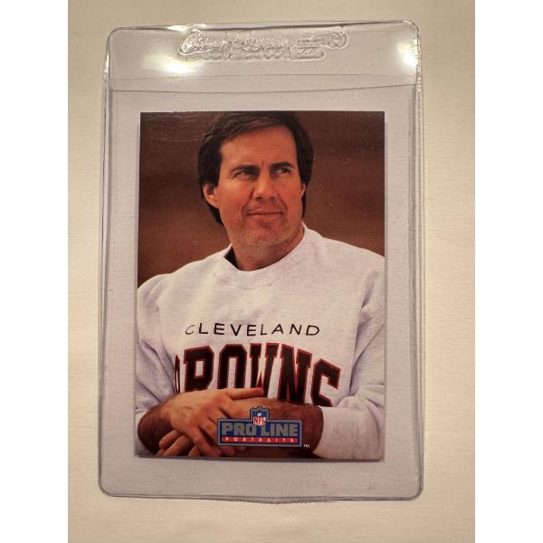1991 Pro Line Bill Belichick Cleveland Browns Rookie Card #115 - Mint Condition