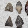 Image 4 : EARLY AMERICAN! Antique Assortment of Native American Stone Artifacts including Arrow/Spear Heads