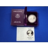 Image 1 : 1986-S American Eagle Proof - 1 Ounce .999 Fine Silver - With Box & CoA