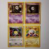 Image 1 : Four Assorted Vintage Pokemon Trading Cards Including Rare Electrode, Togepi & Unown Cards ~ All NM