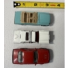 Image 4 : Lot of 3 Vintage Diecast Collectible Model Cars Including a Teal 1965 Mustang Convertible