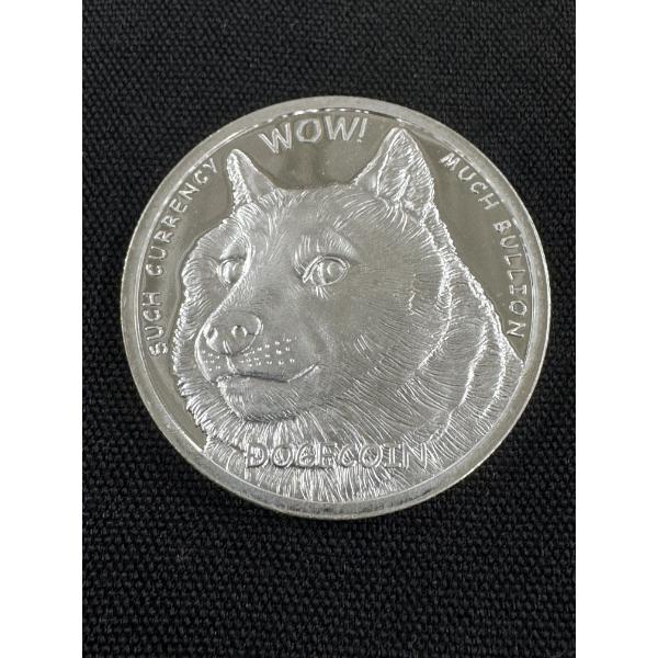 Rare Doge Coin To The Moon .999 One Troy Ounce Fine Silver - Mint Condition