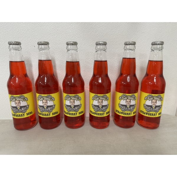 Todd Bosley's World Famous 6 Pack Of Strawberry Soda - Brand New & Delicious