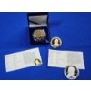 Image 1 : Assorted Gold Plated & Silver Coins - Including 2007 Gold Plated Proof 1 oz Silver Eagle Coin