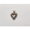 Image 1 : Gorgeous 10K Gold Heart Pendant TW: 1.3g