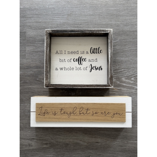 Two Home Decor Art Pieces- Great Condition!