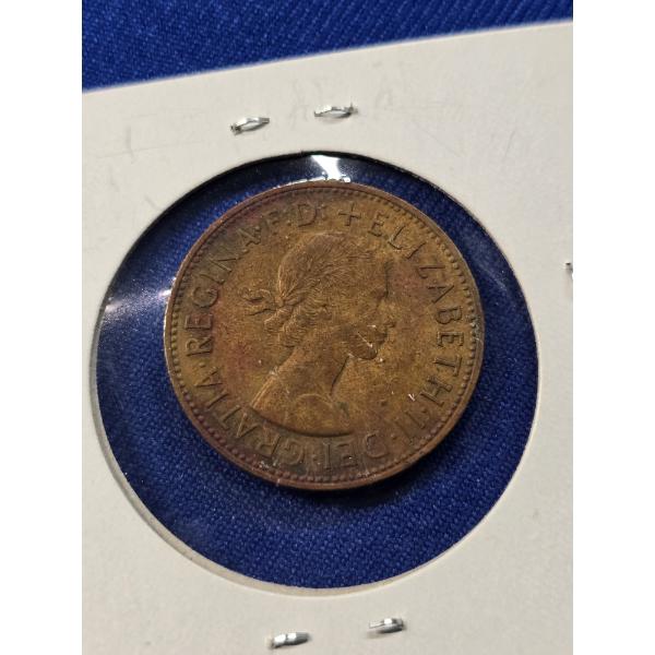 1965 One Penny UK Coin - Queen Elizabeth II