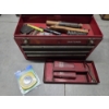 Image 3 : Vintage 20'' Craftsman Toolbox With Contents -No Shipping Available