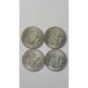 Image 2 : (4) Assorted Years/Mint Marks United States 40% Silver Kennedy Half Dollars - Face Value: $2.00