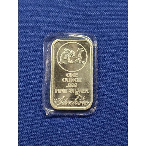 1 oz .999 Fine Silver - SilverTowne Prospector Silver Bar