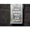 Image 2 : 10 Troy Oz 999.9 Fine Silver Bar by NMR With Matching Serial Number Certificate