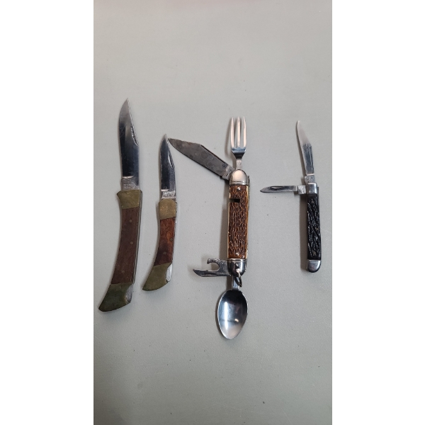 Sabre Stainless Japan Pocket Knife, Colonial Folding Multi-Tool & Stainless Pakistan Folding Knife