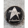 Image 9 : *INCREDIBLE RARE* 1991 Star Trek 25th Anniv. 1 Oz Silver Coin Set of Three ~ MATCHING SERIAL #'S