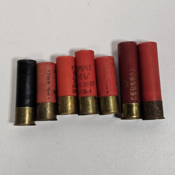 Assorted Lot Of Vintage 12 Gauge Red And Black Shotgun Shells, Winchester, And Federal Premium