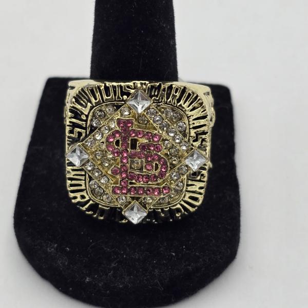 2006 St. Louis Cardinals Eckstein World Series Ring - Size 11 - Replica
