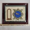 Image 2 : UNIQUE!!! 11x13" Framed Egyptian Papyrus Painting Depicting Leo Zodiac Sign and Cartouche
