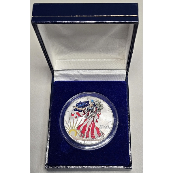 1999 Colorized American Silver Eagle